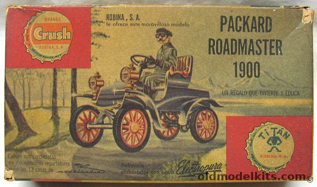 Orange Crush-Revell 1/32 1900 Packard Roadmaster plastic model kit